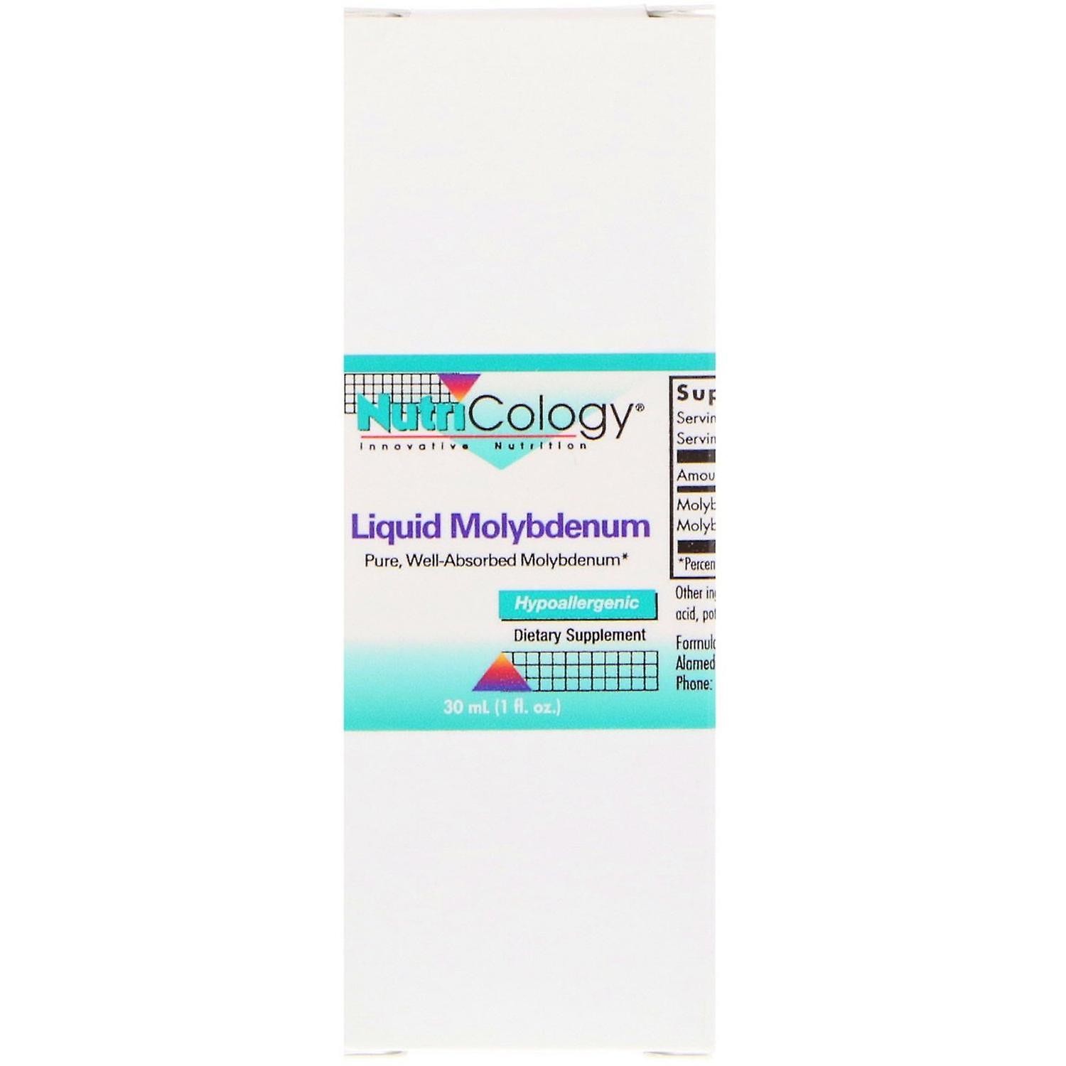 Nutricology, Liquid Molybdenum, 1 fl oz (30 ml)