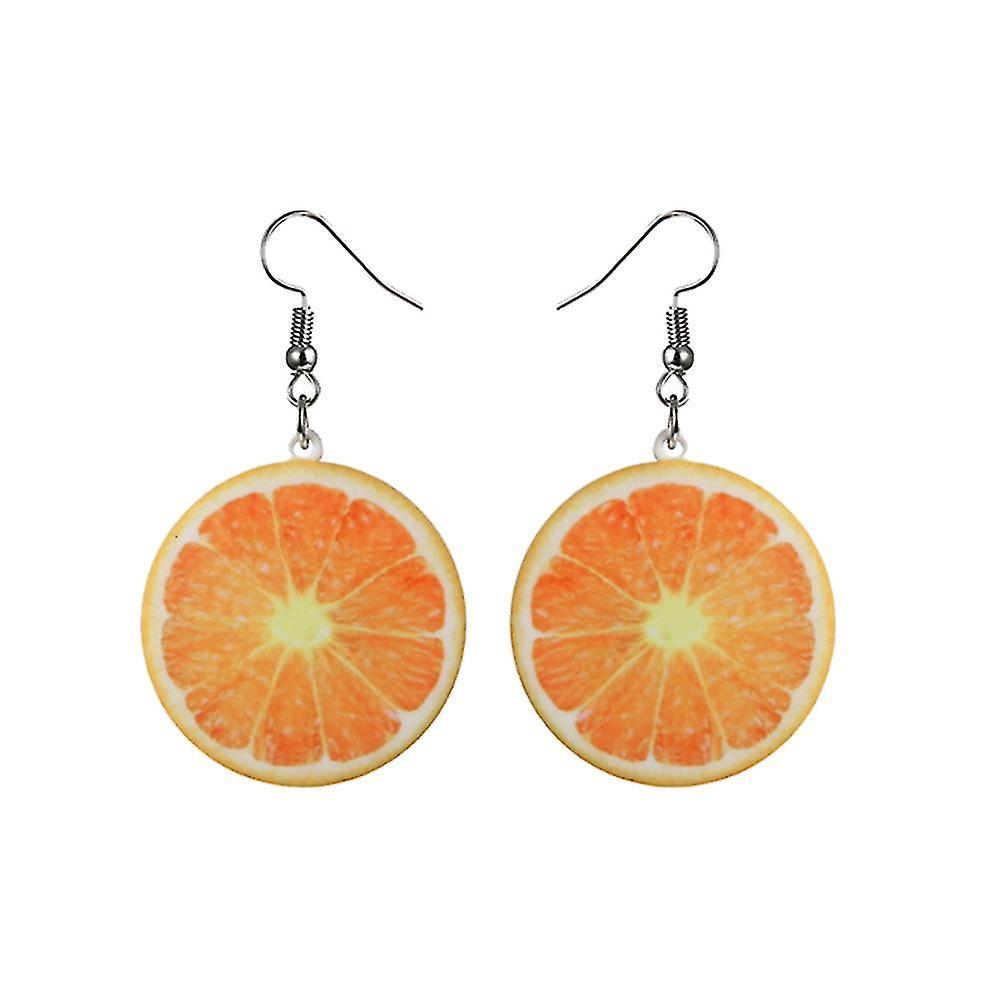 Litzee 1 Pair Women Earrings Fruit Earrings Stud Earrings Acrylic Earrings