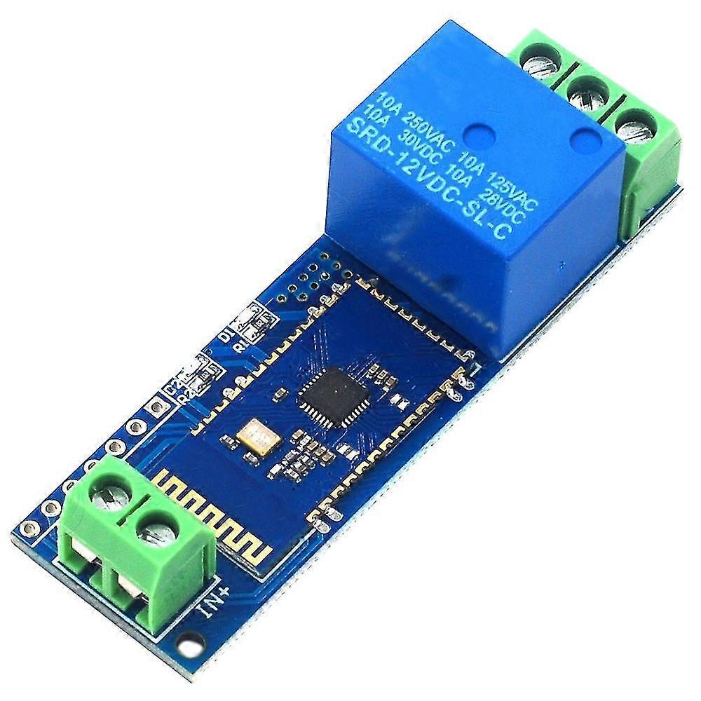 Unbrand 12v Bluetooth Relay Module Bluetooth Remote Control Switch Iot Bluetooth Module Phone Relay Blue