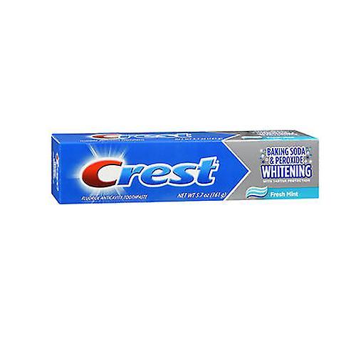 Crest Whitening Fluoride Anticavity Toothpaste, Fresh Mint 5.7 Oz (Pack of 1)