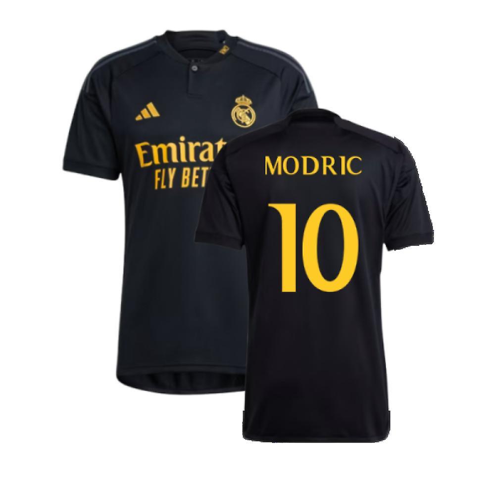 Adidas 2023-2024 Real Madrid Third Shirt (Modric 10) Navy Medium 38-40 inch Chest