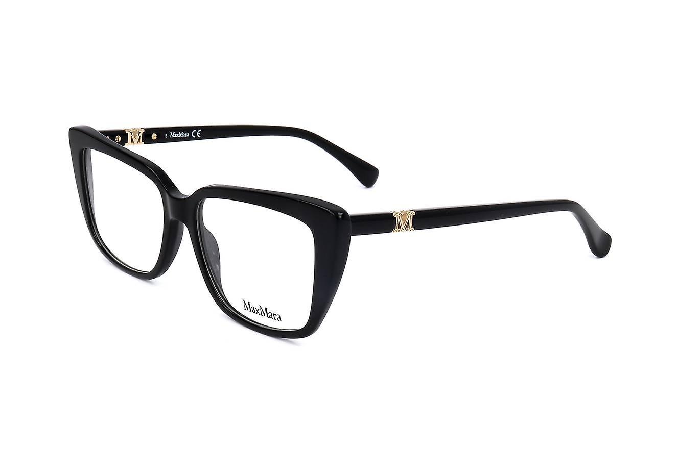 Max Mara Eyewear Frames MaxMara MM5037 001 SHINY BLACK 54/16/140 WOMAN 54 mm