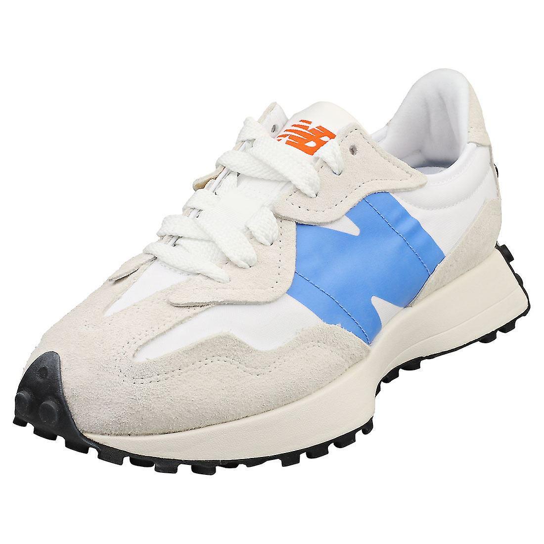 New Balance 327 Unisex Fashion Trainers in White Blue 8.5 UK