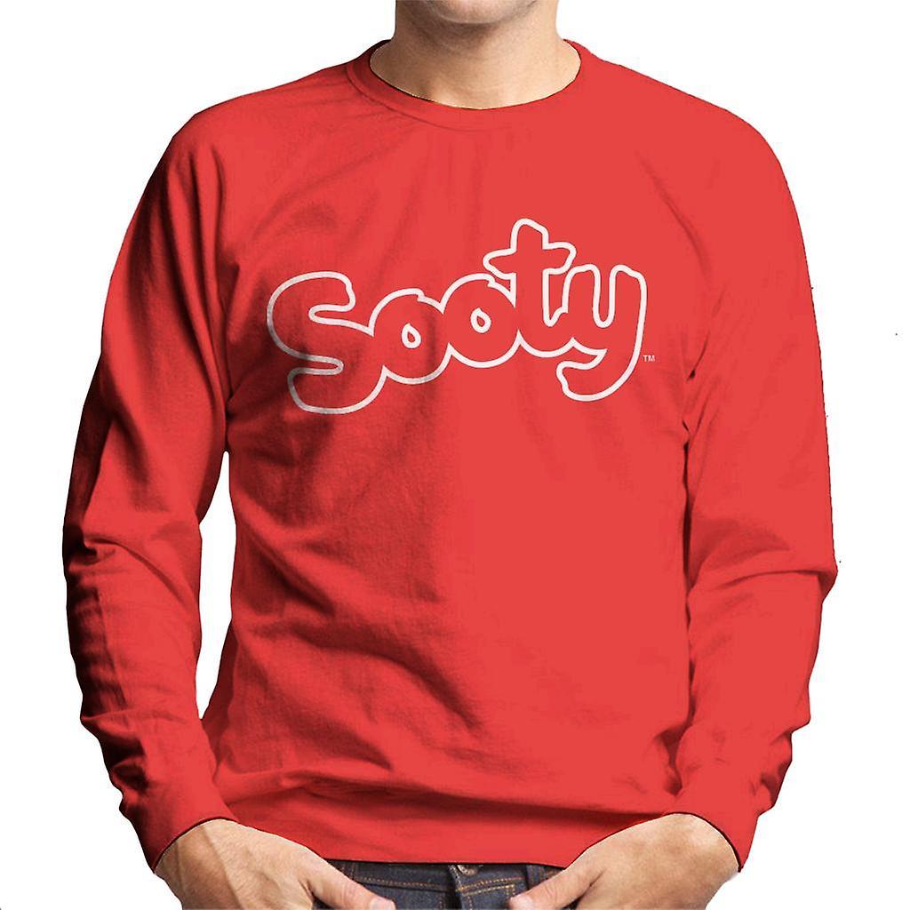 Sooty Retro Logo Men's Sweatshirt Red Large