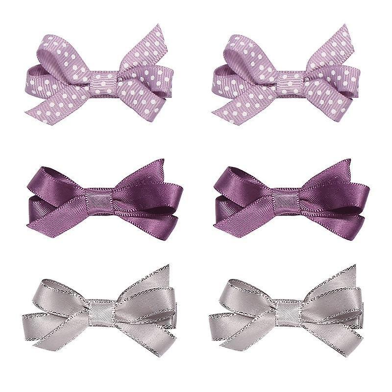 Slowmoose Baby Hair Clips, Hairpin Ribbon Bowknot C