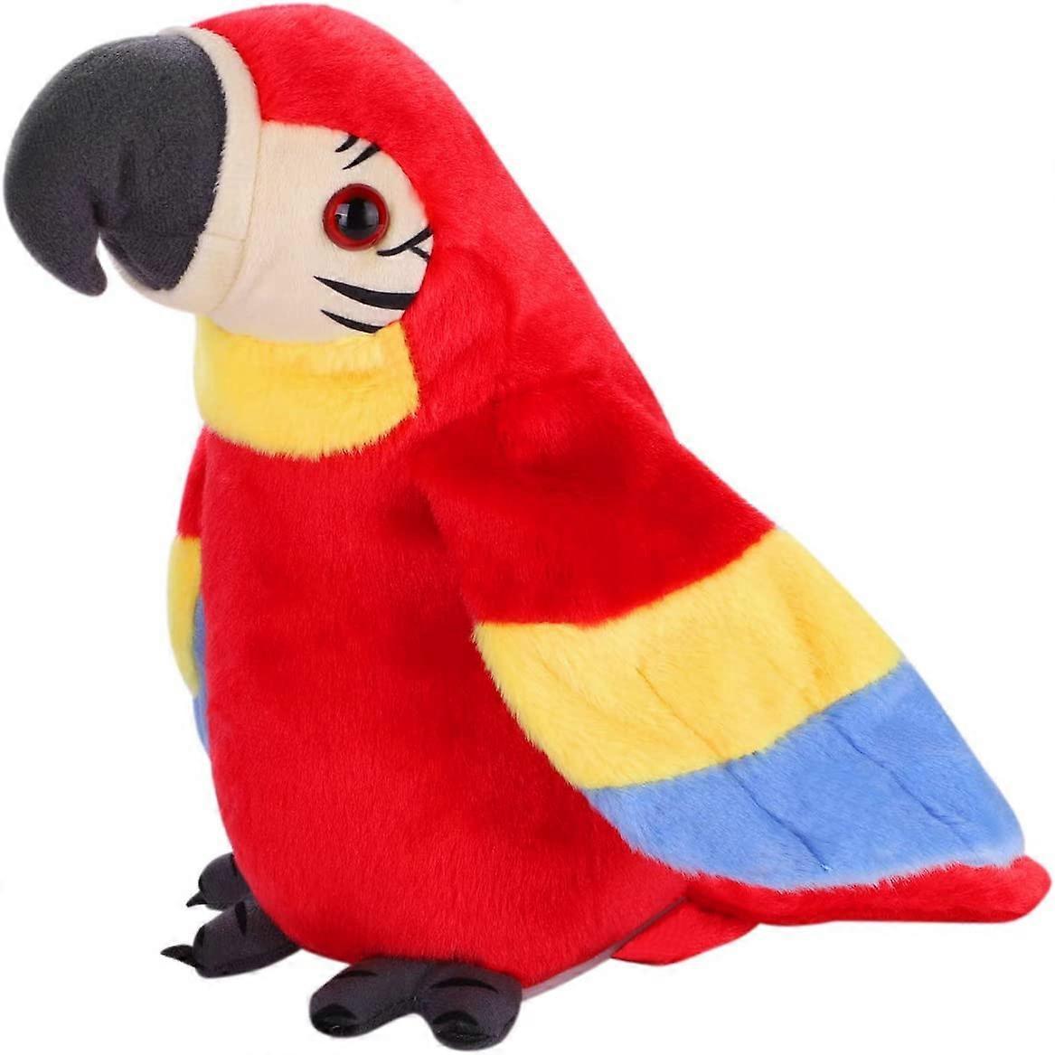 Ersam Electric Talking Parrot Plush Toy for Kids ,Electronic Pet Educational Toys Cute Talking Parrot Toy Doll