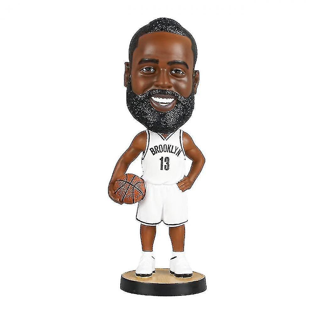 Mlsilm James Harden Action Figure Statue Bobblehead Basketball Doll Decoration