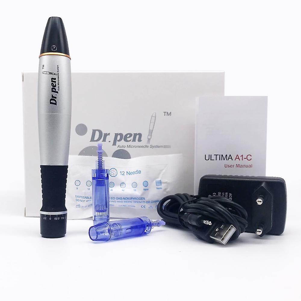 Slowmoose Wired Dr.pen Ultima A1 C Derma Pen, Semi Permanent Embroidery Tattoo Gun AU Plug