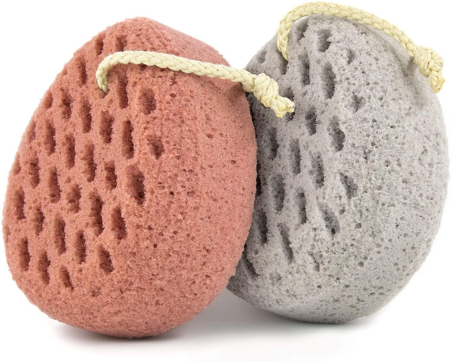 Jasmine Soft Bath Sponge Gentle Soothing Body Sponge Natural Fiber Exfoliating Shower Sponge For Women Men Kids