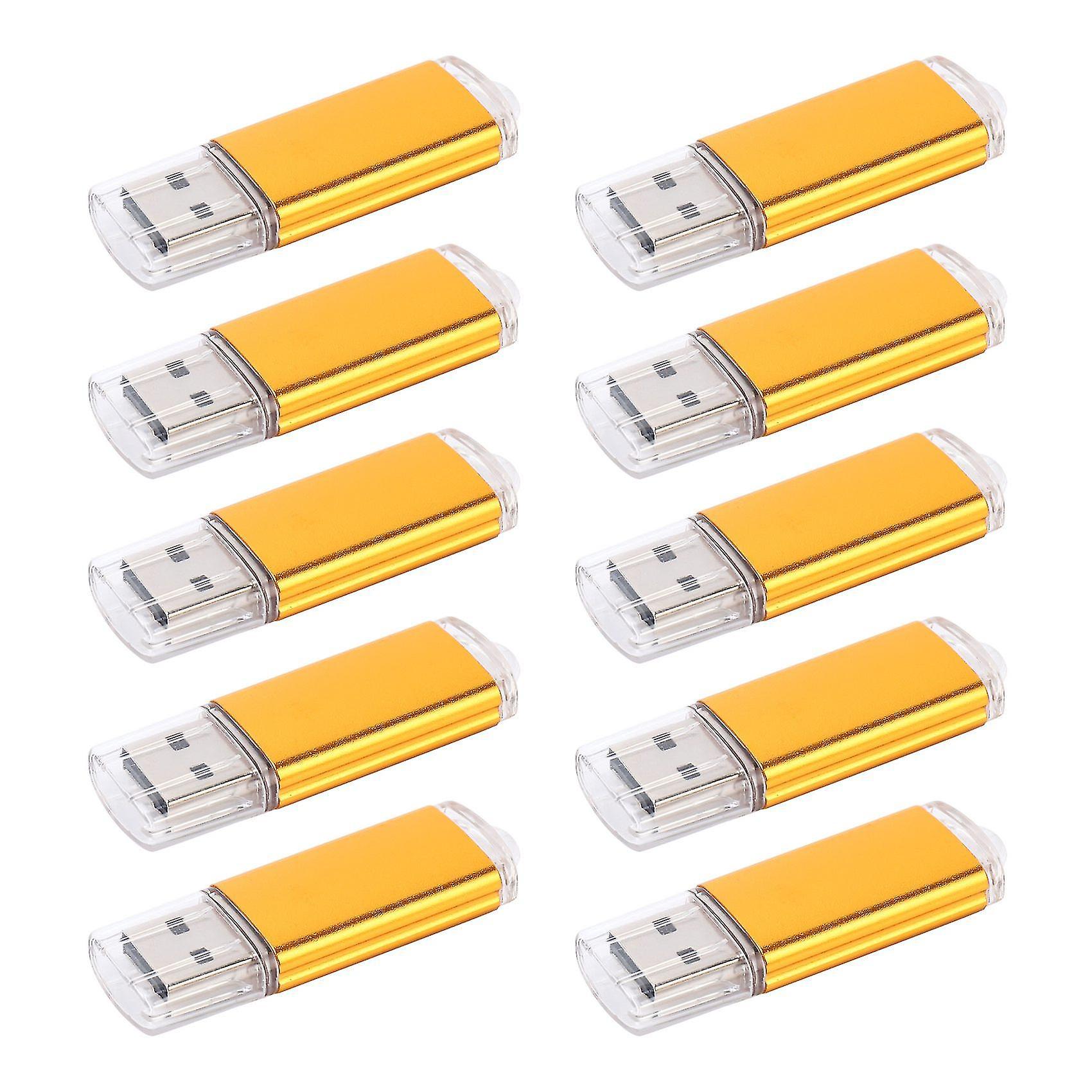 Newway 10 X 512mb Memory Stick Usb Flash Drive Usb Flash Drive Usb 2.0 GoldNumber 2