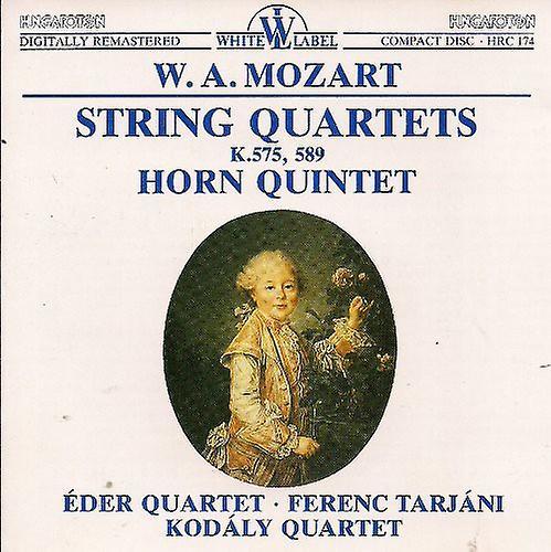 Hungaroton Wolfgang Amadeus Mozart - String Quartets K 575 589 Horn Quintet  [COMPACT DISCS] USA import