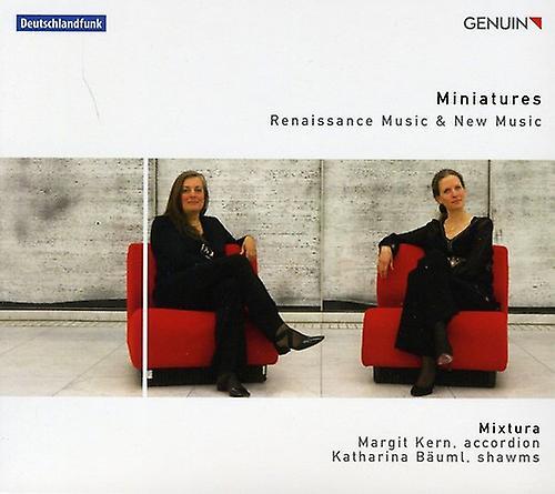 Genuin Mixtura - Miniatures: Renaissance & New Music  [COMPACT DISCS] USA import