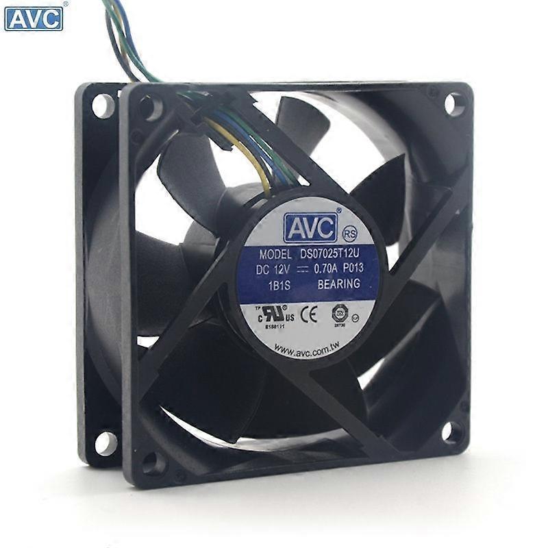 Redkid For AVC DS07025T12U 70mm 7025 DC 12V 0.7A 4 -pin PWM cpu pc case cooling fan