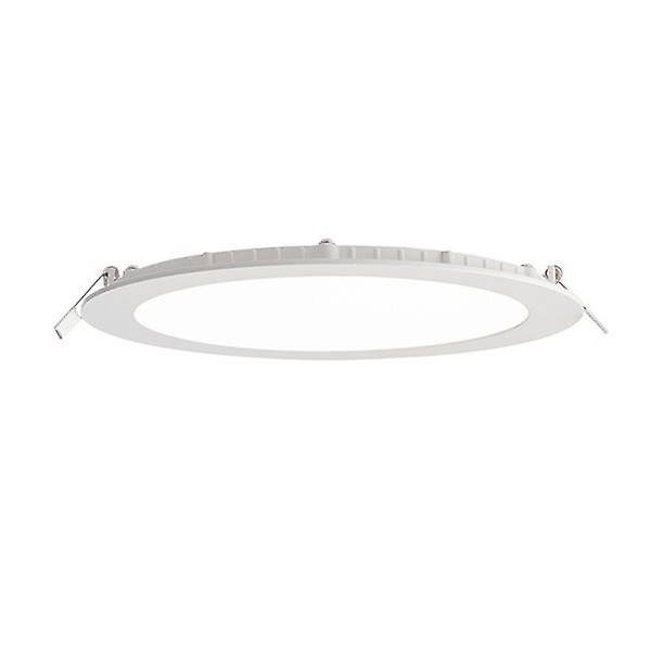 Saxby Lighting Siriodisc Integrated LED Recessed Light Panel Matt White, Frosted Acrylic