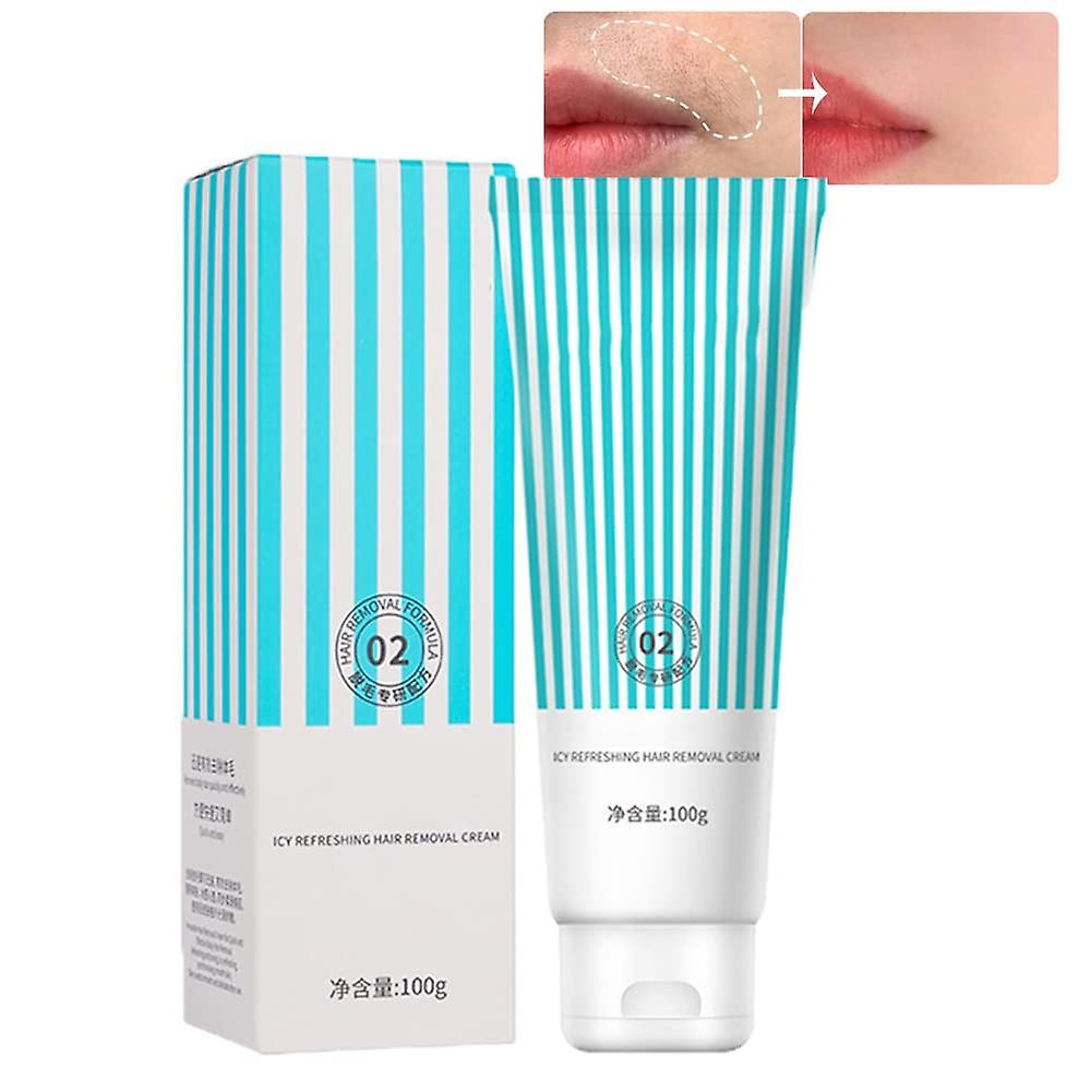 Frusde Peach Fuzz Hair Removal Cream, Gentle Facial Hair Removal Cream For Facial Mustache, Lip Hair, Fine Hair 1pcs