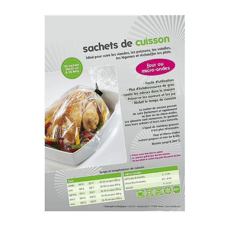 Chevalier Diffusion 20 baking bags with 20 ties 38 x 25 cm