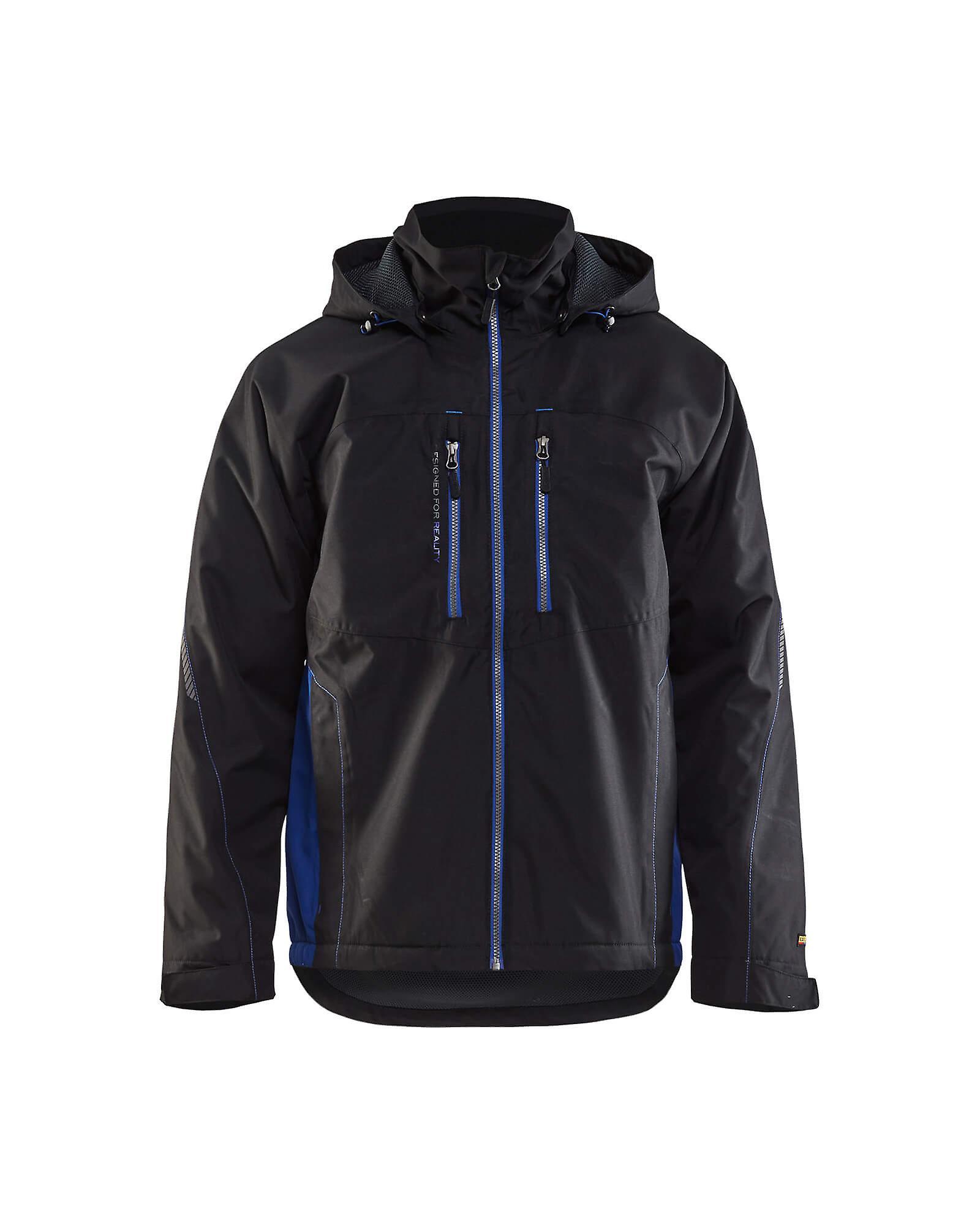 Blaklader 4890 functional jacket lightweight lined - mens (48901977) Black/cornflower blue 4xl