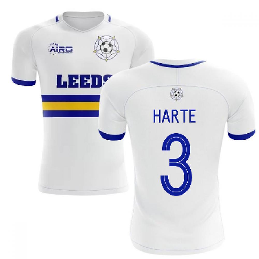 Airo Sportswear 2023-2024 Leeds Home Concept Football Shirt (HARTE 3) White XXL 50-52 inch Chest (124/136cm)