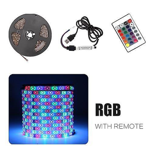 GreenZech Usb led strip flexible lamp smd 2835 desk decor screen tv background lighting Rgb 4m