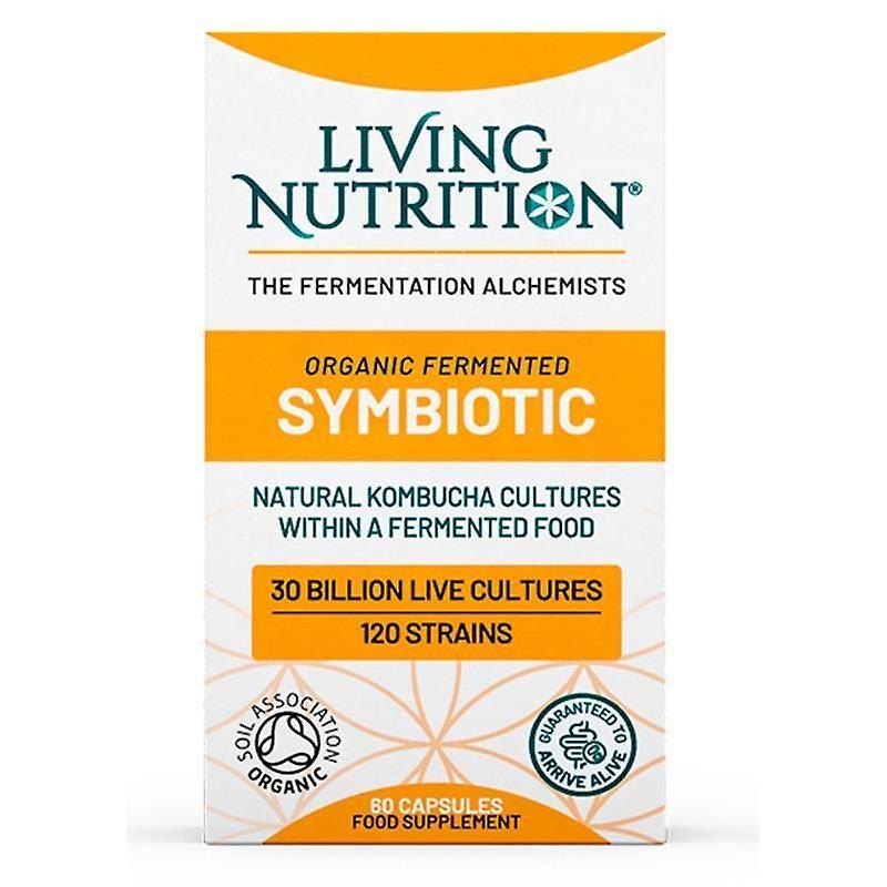 Living Nutrition Organic Fermented Symbiotic Capsules 60 (LN2001)