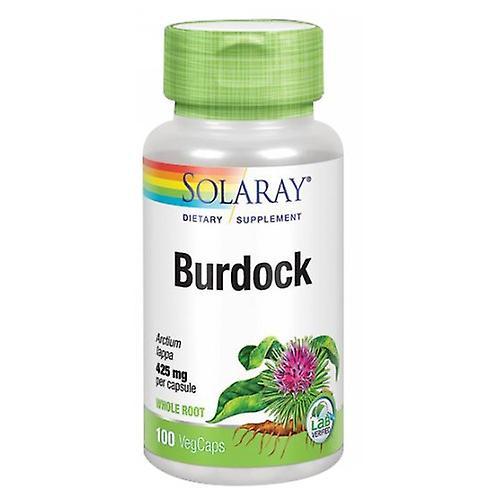 Solaray Burdock Root, 425 mg, 100 Caps (Pack of 1)