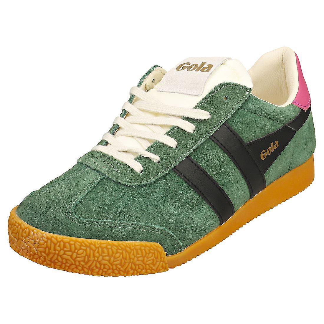 Gola Elan Womens Fashion Trainers in Green Black 40 EU