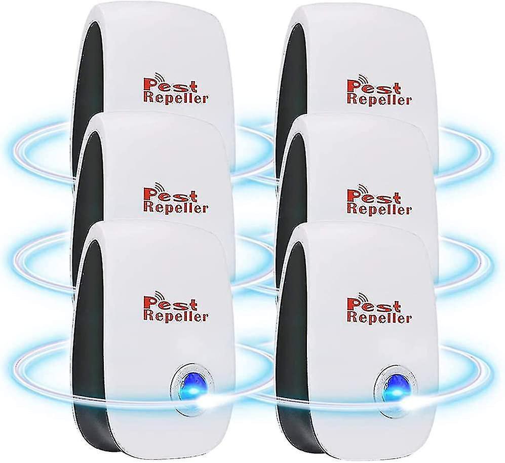 Get It Ultrasonic Insect Rodent Repeller, 6 Pack Ultrasonic Rodent Repeller, Ultrasonic Pest Repeller