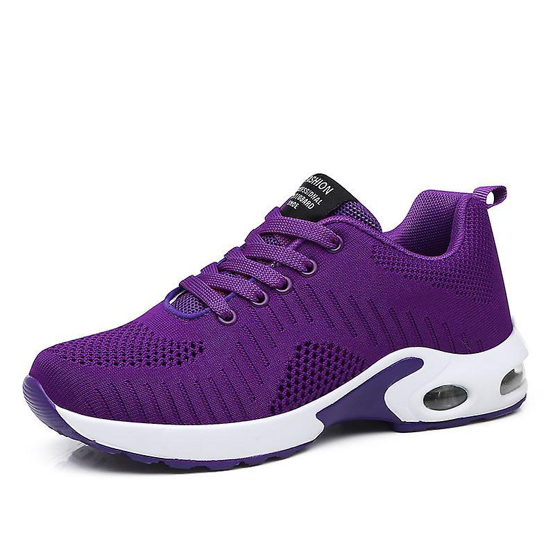 DANNTO Womens Running Shoes Lightweight Breathable Walking Shoes Athletic Fashion Sneakers 1809 Purple 38