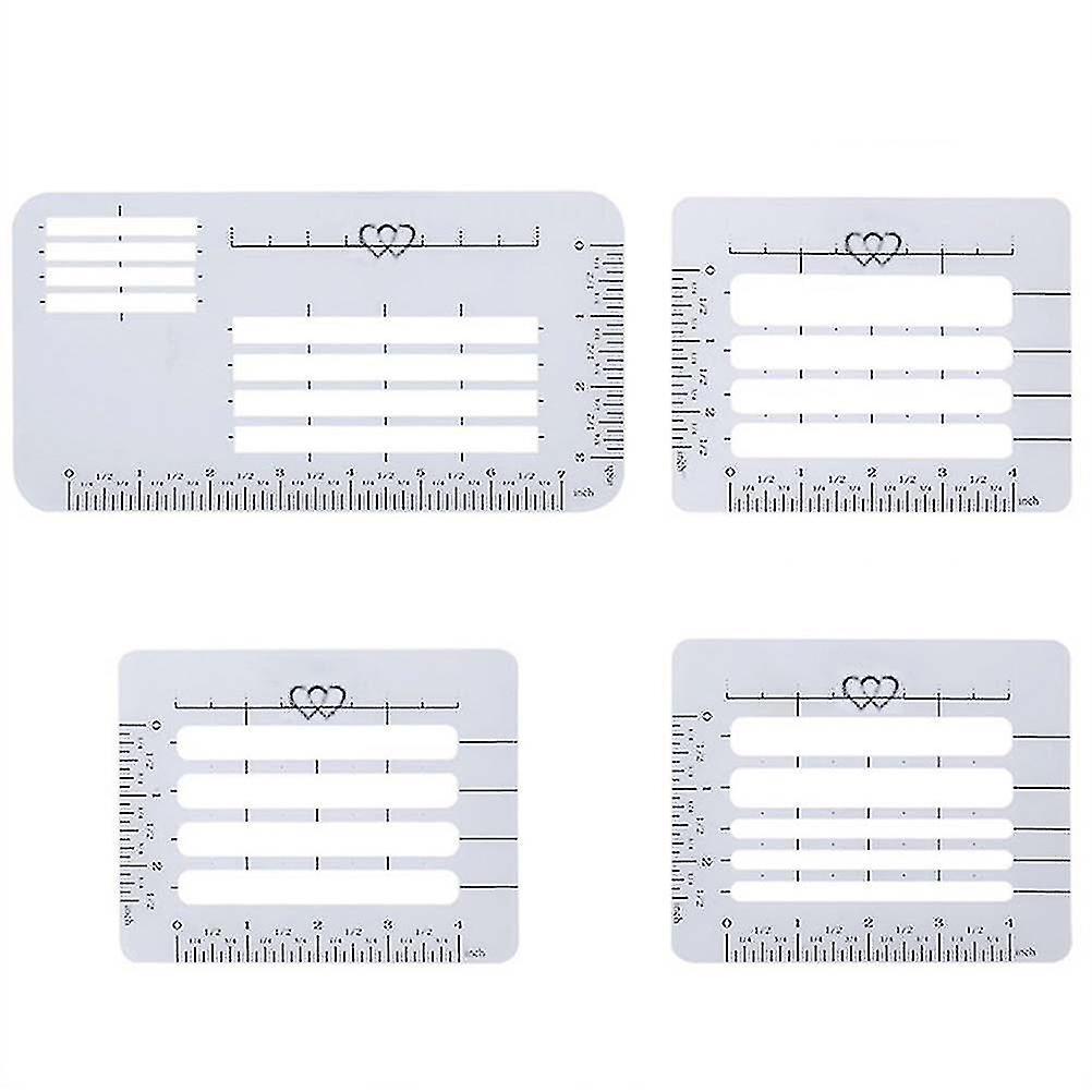 Banmo 4 Pcs Lettering Stencils Street Number Stencil Envelope Stencil Lettermate Staples