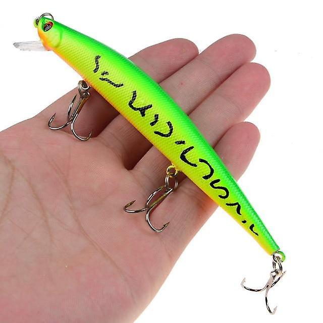 Slowmoose Minnow Fishing Lure Rattling- Hard Bait Crankbait Wobbler - Fishing Tackle 212-6