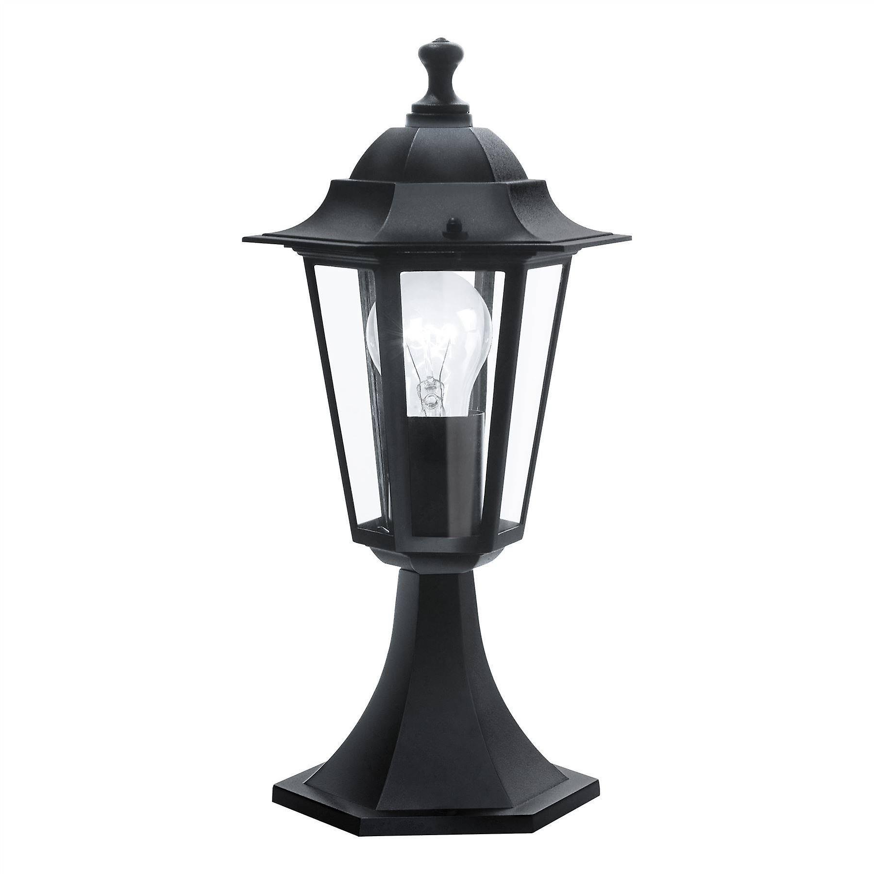 Eglo Lighting Laterna 1 Light Outdoor Pedestal Light Black IP44, E27