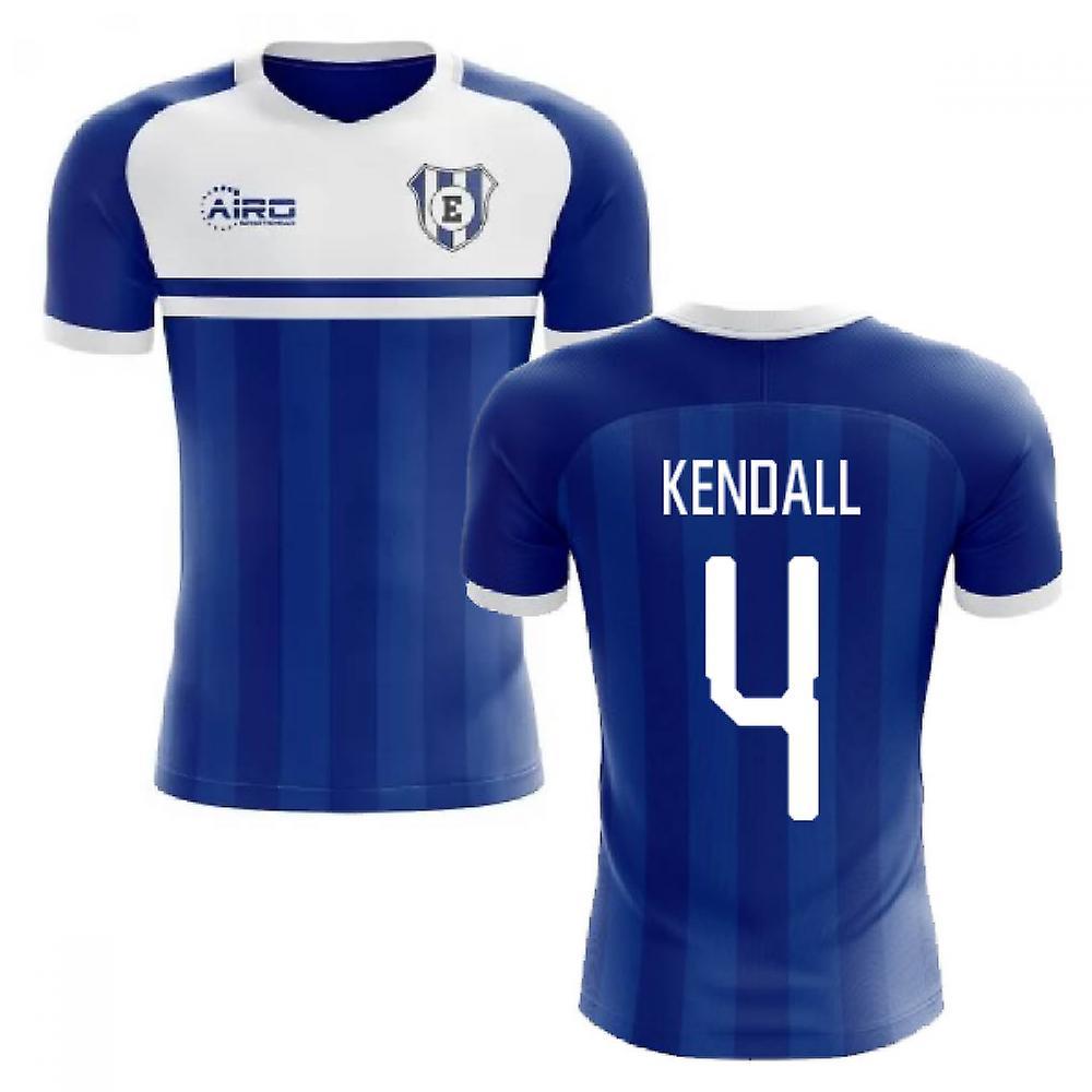 Airo Sportswear 2023-2024 Everton Home Concept Football Shirt (KENDALL 4) Blue Small 34-36 inch Chest (88/96cm)