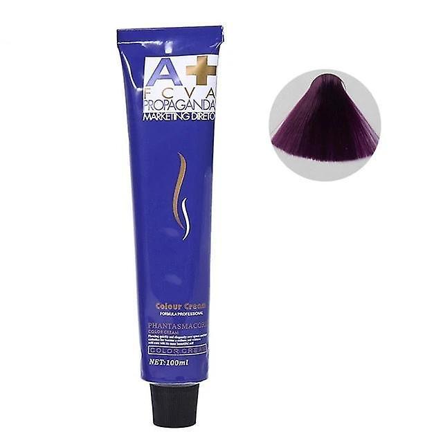 Slowmoose Professional Color Fashion Styling Hair Cooling Dye Cream Eggplant Purple