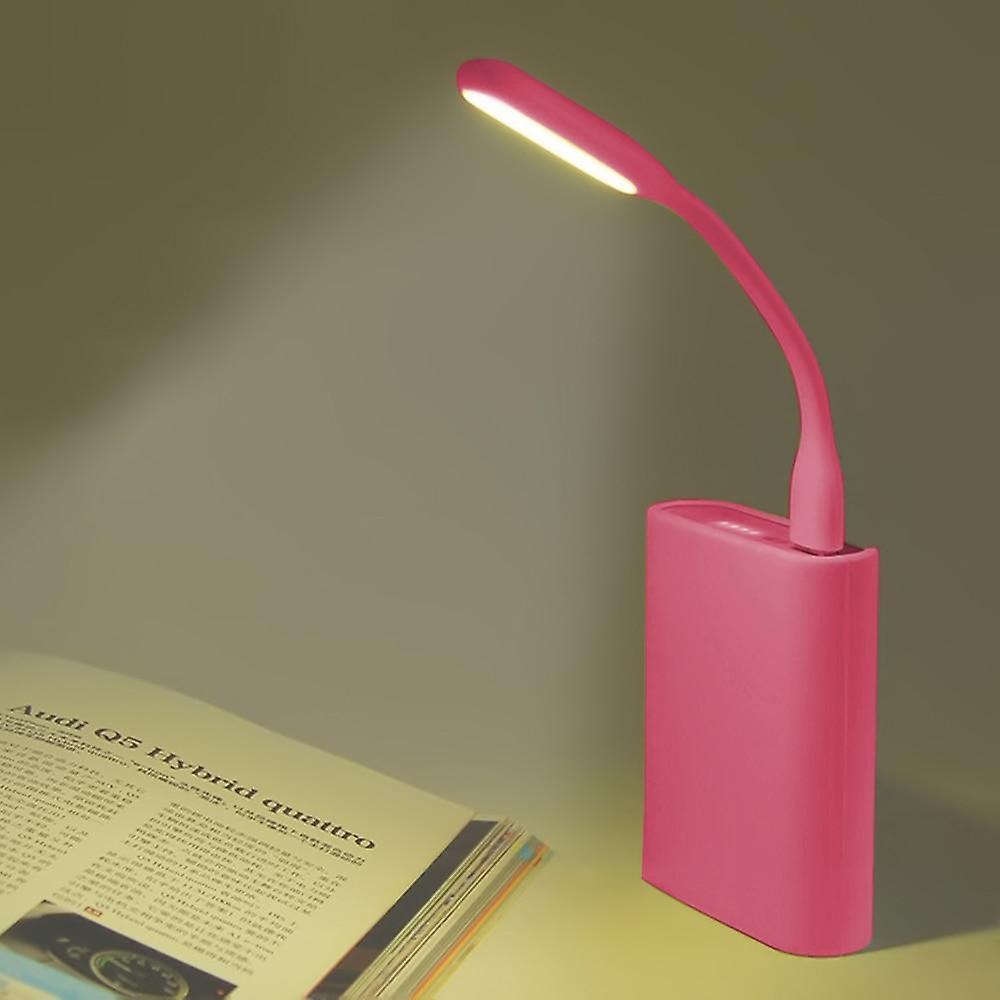 Slowmoose Mini Portable Usb - Energy Saving Led Book Light Lamp Pink