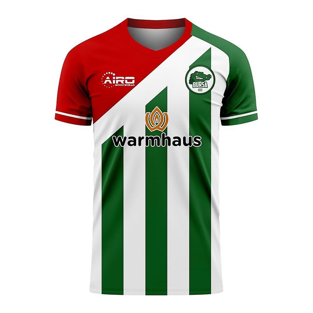 Airo Sportswear Bursaspor 2024-2025 Home Concept Football Kit (Airo) White 3XL