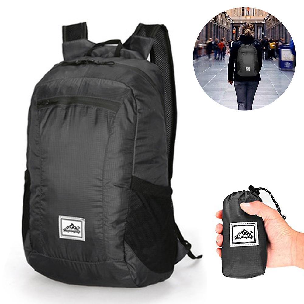 Wonderful Hiking Daypack - Lightweight Water Resistant Packable Backpack For Travel Black