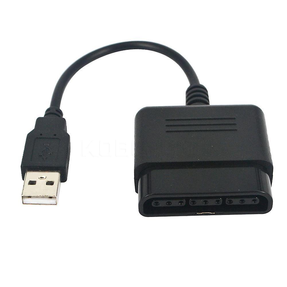 Hesroicy USB Adapter Converter Cable for Gaming Controller PS2 to PS3 PC Video Game Black