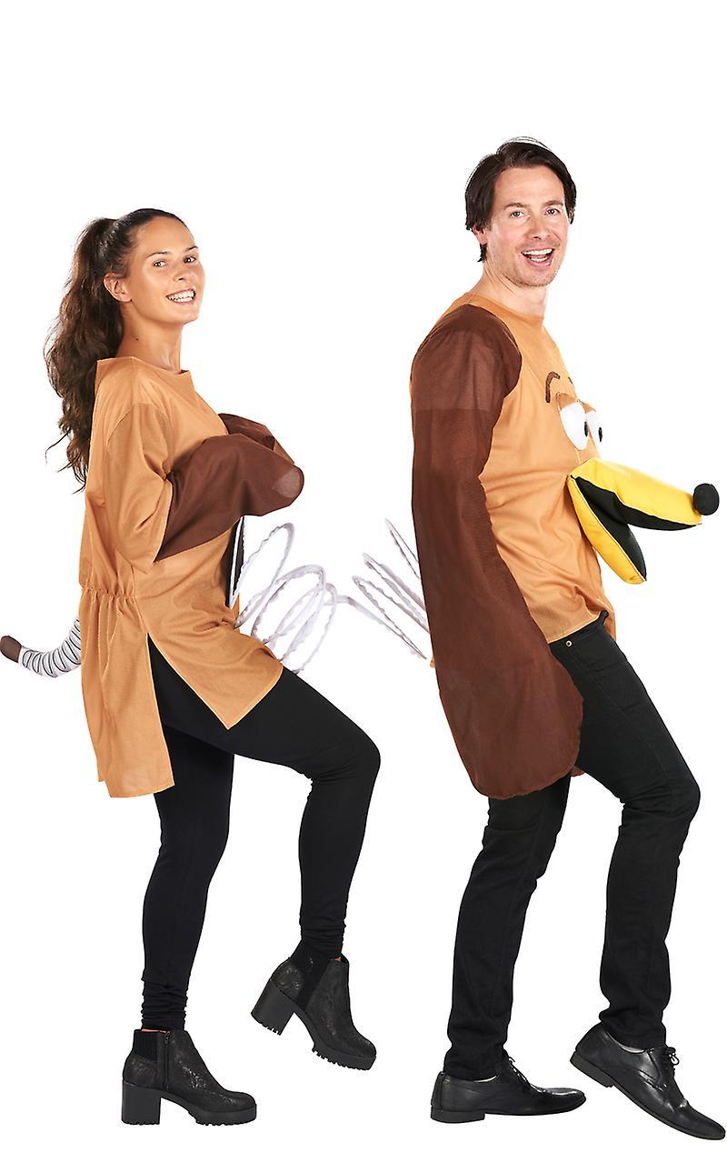 Orion Costumes Unisex 2 Person Slinky Pet  Fancy Dress Costume Brown One Size