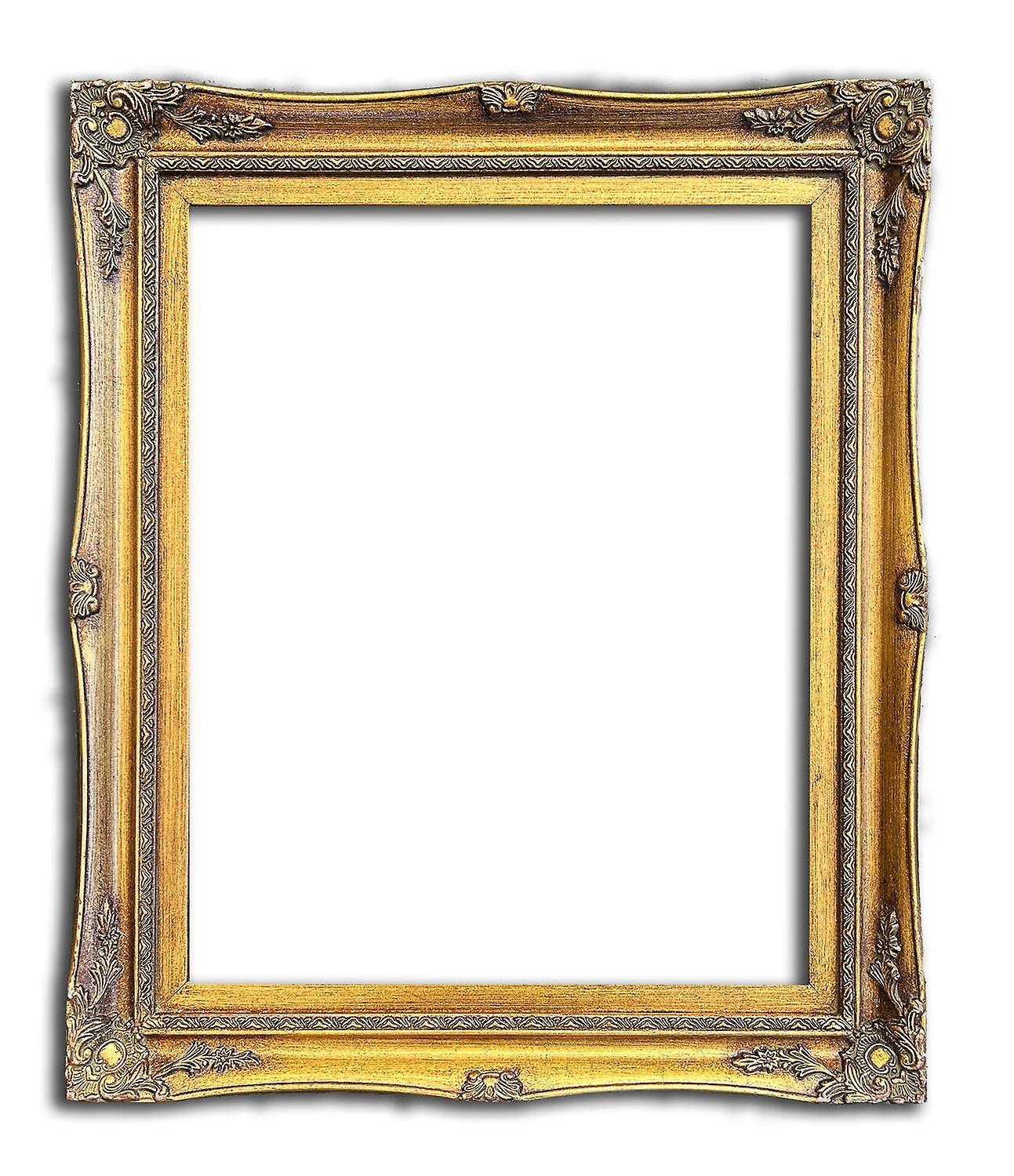 iEnjoy 40x50 cm or 16x20 inch, wooden frame in gold