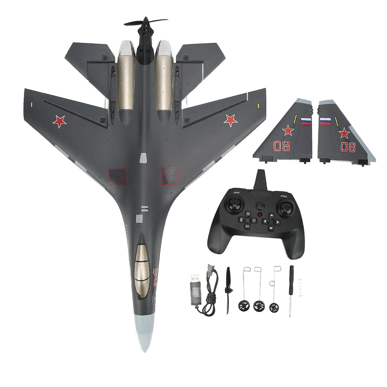 QF009 SU 35 2.4Ghz RC Airplane 6 Axis Fly Backwards 4 Channels Glider Impact