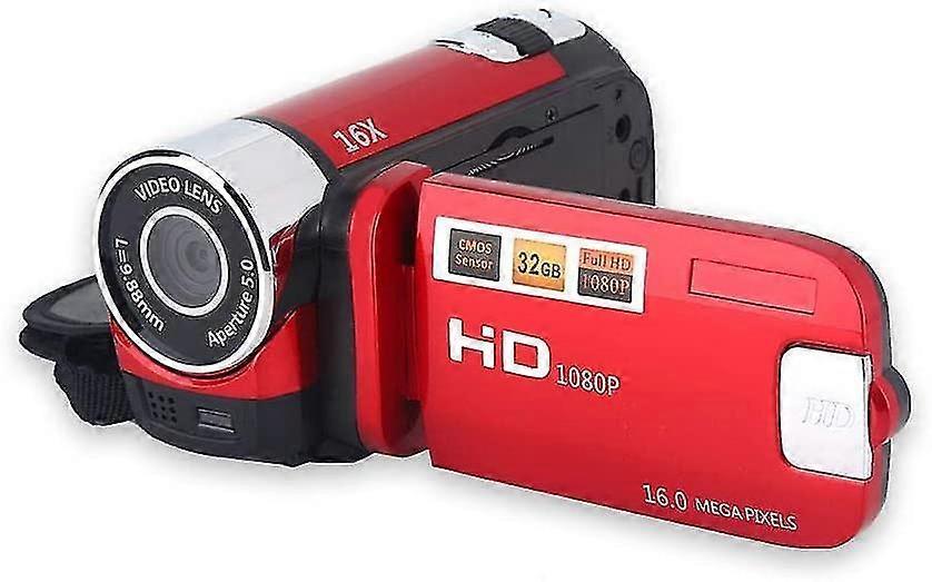 Aiducho Portable Digital Camcorder, Full Hd Camcorder Support 32g Card 270  Rotation