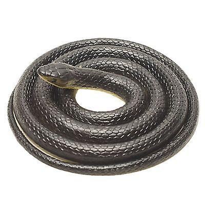 Ruitong Realistic Fake Rubber Snake Toys Black Fake Snakes