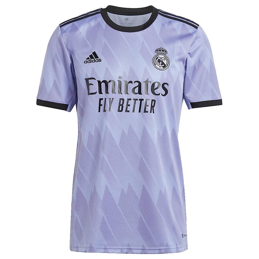 Adidas 2022-2023 Real Madrid Away Shirt Purple XL 44-46 inch Chest