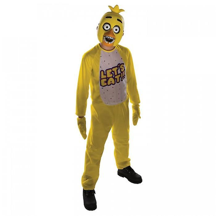 Five Nights At Freddy's Five Nights At Freddys Childrens/Kids Chica Costume Yellow/White 5-6 Years