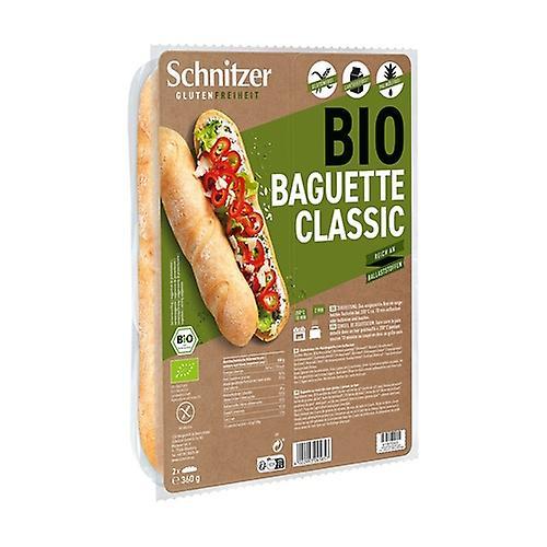 Schnitzer Classic gluten-free baguette bread 2 units