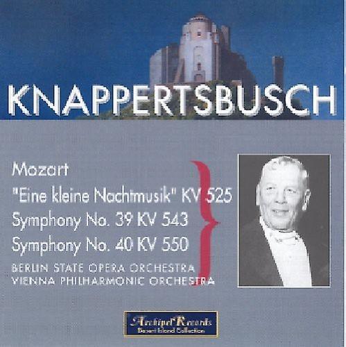 Archipel Mozart / Knappertsbusch - Sinfonie 39 & 40 Kleine N  [COMPACT DISCS] USA import