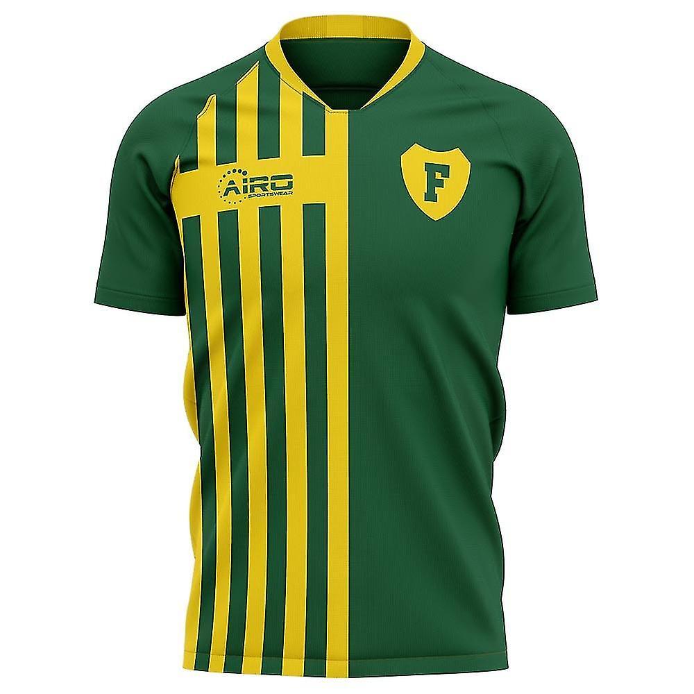 Airo Sportswear 2023-2024 Fortuna Sittard Home Concept Football Shirt Yellow XXL 50-52 inch Chest (124/136cm)