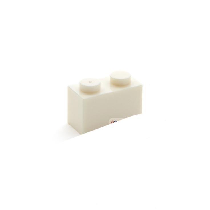 Slowmoose Building Blocks - Thick Figures Bricks White 100pcs