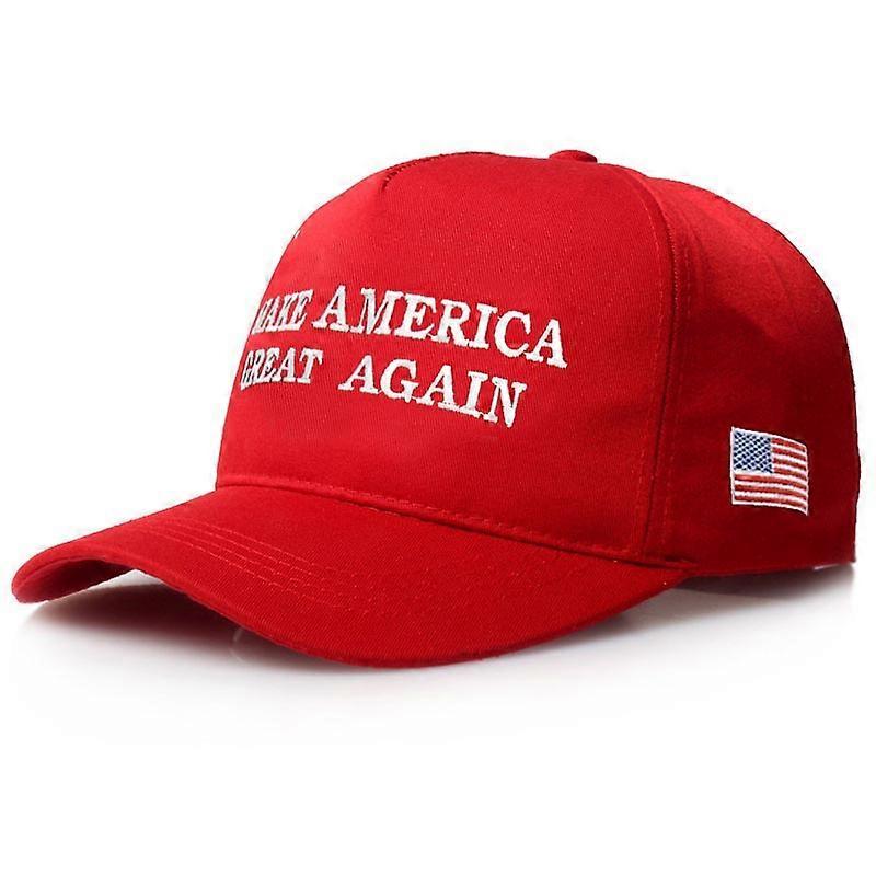 Redkid Make America Great Again Hat Donald Trump GOP Republican Adjust Mesh Baseball Patriots Hat Trump for President Red 55-65cm