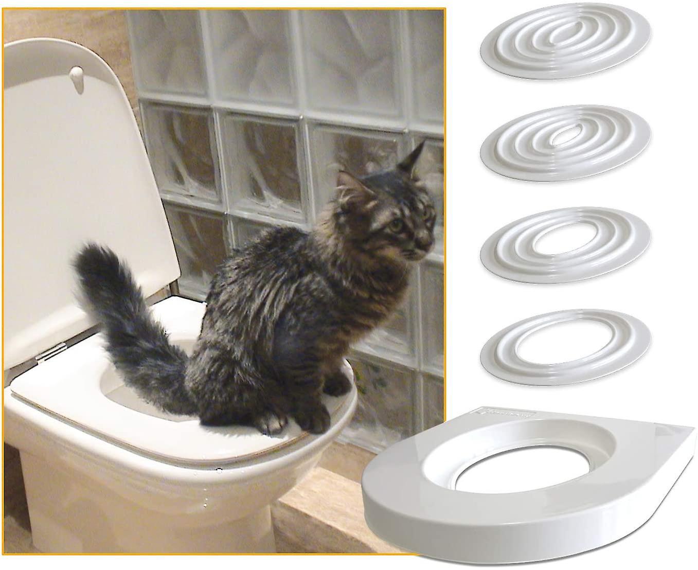 Wonderful Cat Training Kit - Teach Your Cat To Use The Toilet In 5 Easy Steps